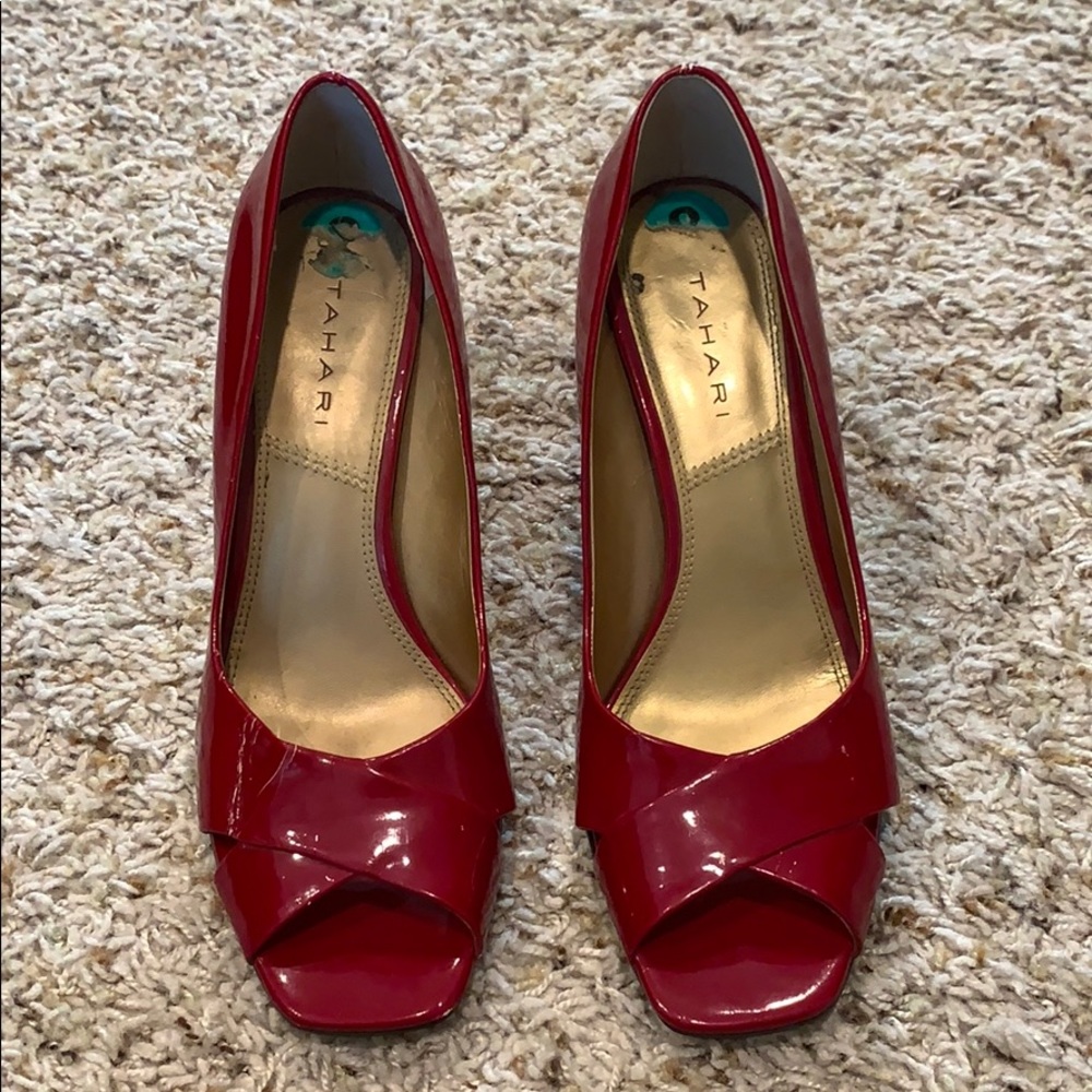 Red, Tahari heels